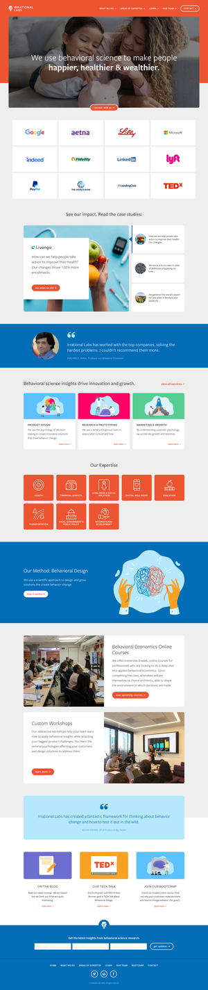 Irrational Labs Website