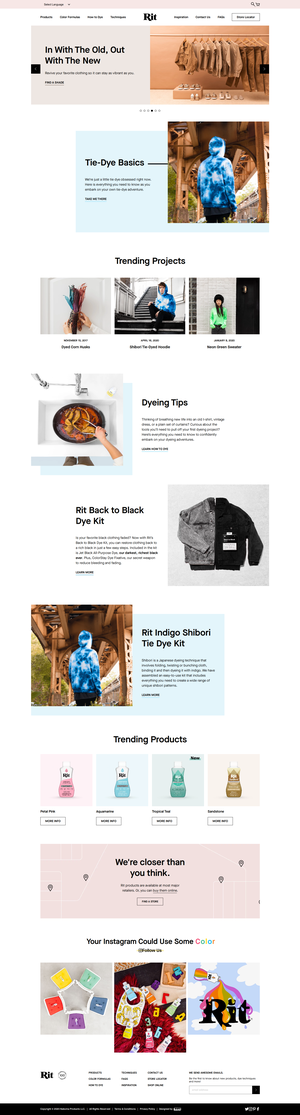 Rit Dye Website
